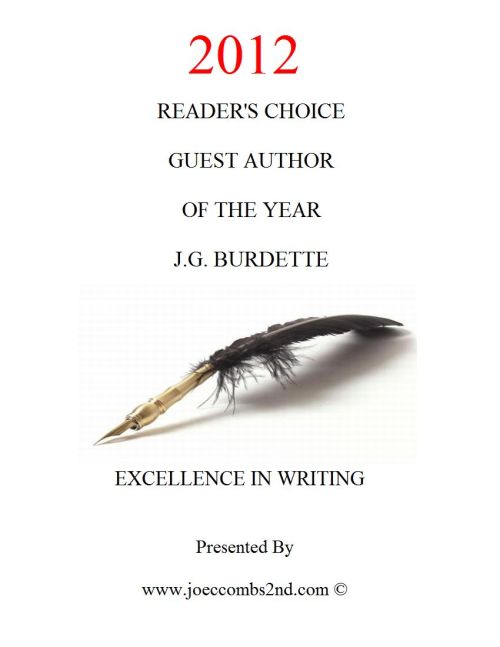 Award Certificate. 2012 Reader's Choice Award.