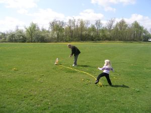 Daddy and Elizabeth 4 May 2008