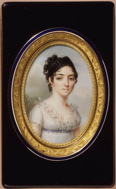 Adele Marie Jeanne Lapeyriere age 20 On the occasion of her marriage to Jean Baptiste Bessieres 26 October 1801