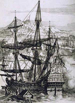 "Spanish Galleon". Licensed under Public domain via Wikimedia Commons -