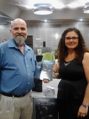 Joe C Combs 2nd, author & Kimberly Martinez, editor With their work H.L. Hunley: its life and controversies. This book is Ms. Martinez's first published edited book and Joe's 14th published work (11 short stories, 3 books)