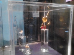 The $20 gold piece that save Lt. Dixon's life at the Battle of Shiloh. His fiancé gave it to him and he kept it as a good luck piece. It was found on him inside the submarine when it was recovered.