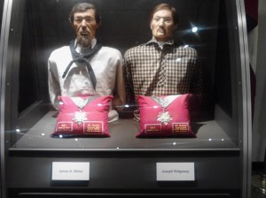 Facial reconstructions of the last crew of the Hunley.