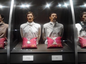 Facial reconstructions of the last crew of the Hunley.