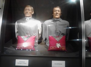 Facial reconstructions of the last crew of the Hunley.